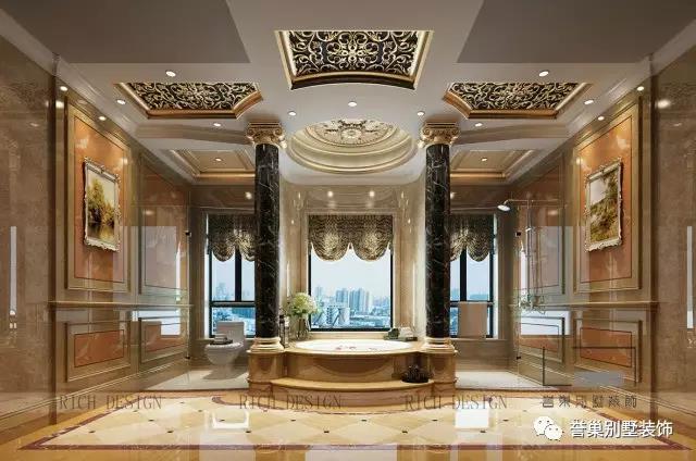 別墅歐式衛(wèi)浴裝修設(shè)計(jì)實(shí)景圖