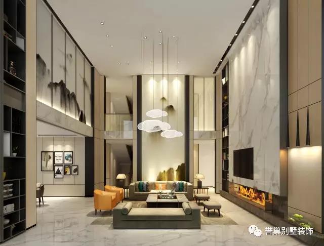  別墅中式客廳裝修設(shè)計(jì)實(shí)景圖