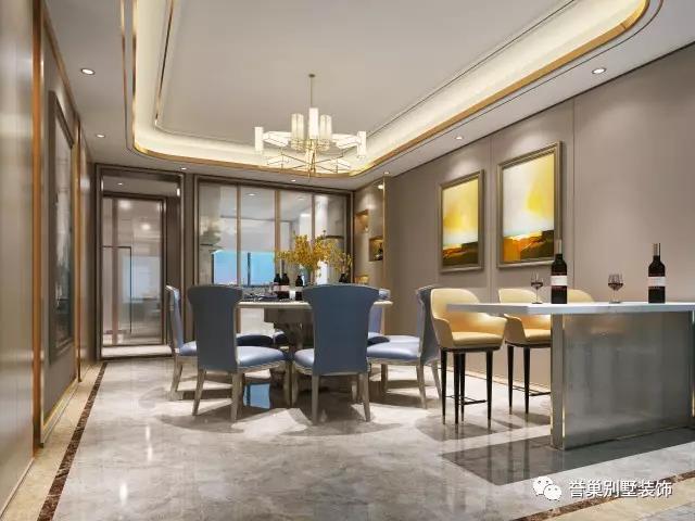 別墅現(xiàn)代餐廳裝飾設(shè)計效果圖