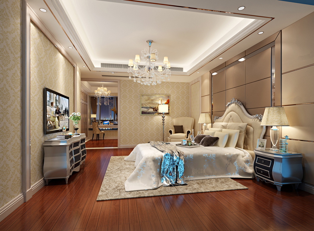 別墅臥室裝修設(shè)計效果圖