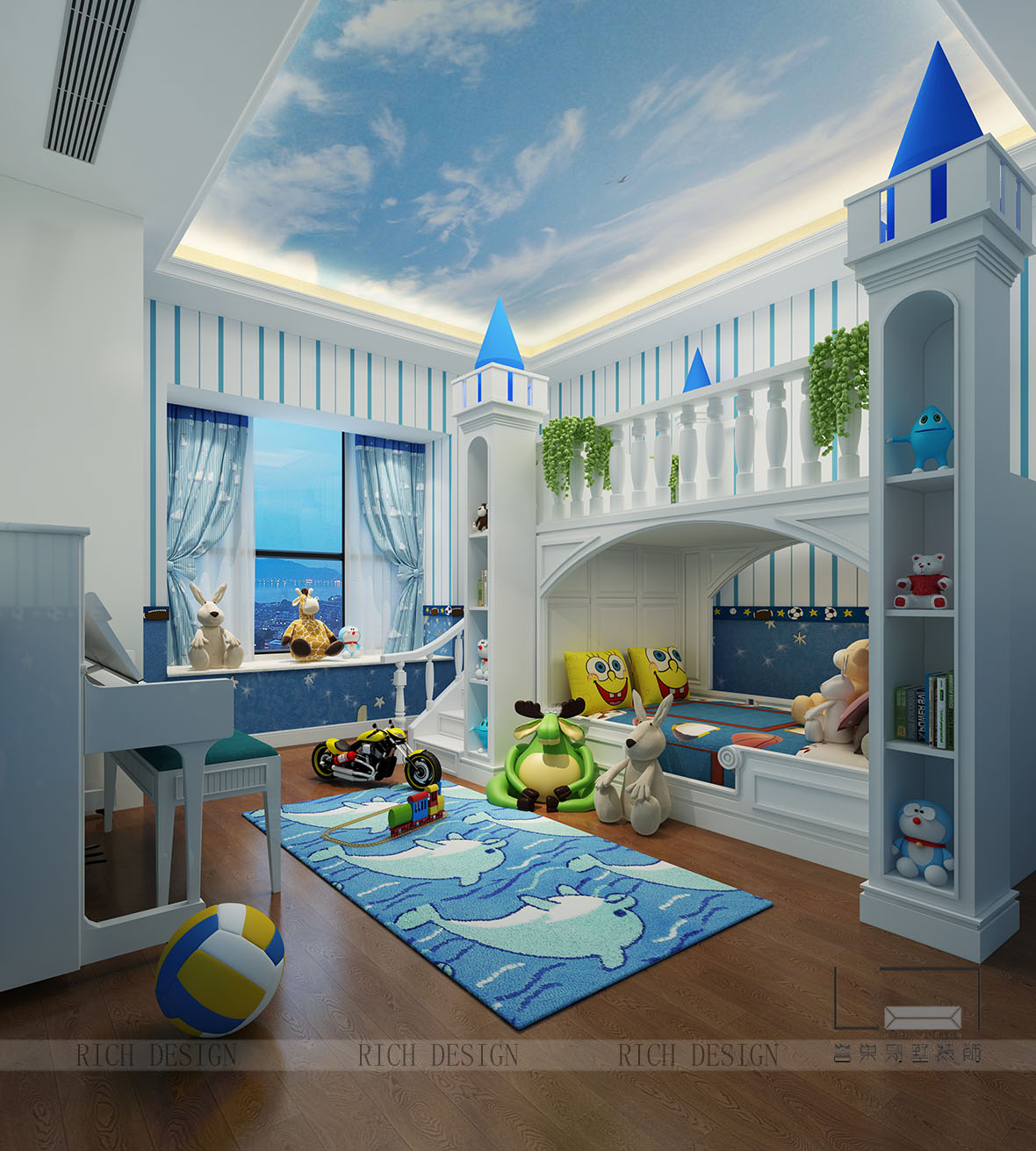  兒童房效果圖