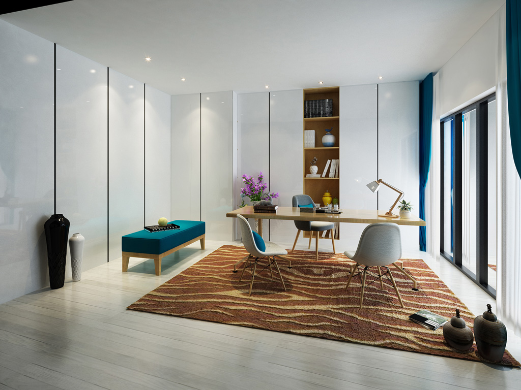 別墅現(xiàn)代簡(jiǎn)約裝修效果圖