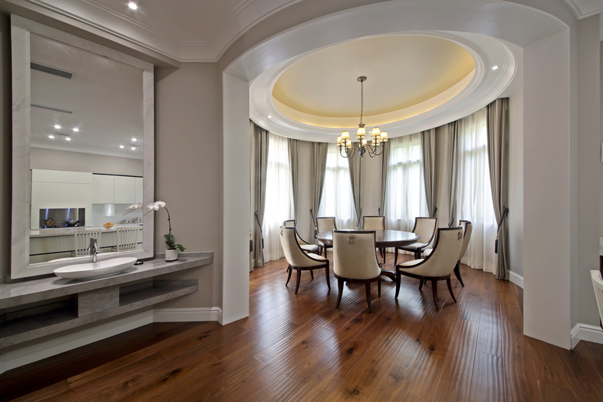 別墅餐廳裝修設計實景圖