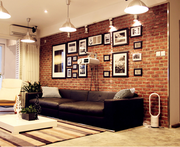 別墅裝修客廳效果圖2