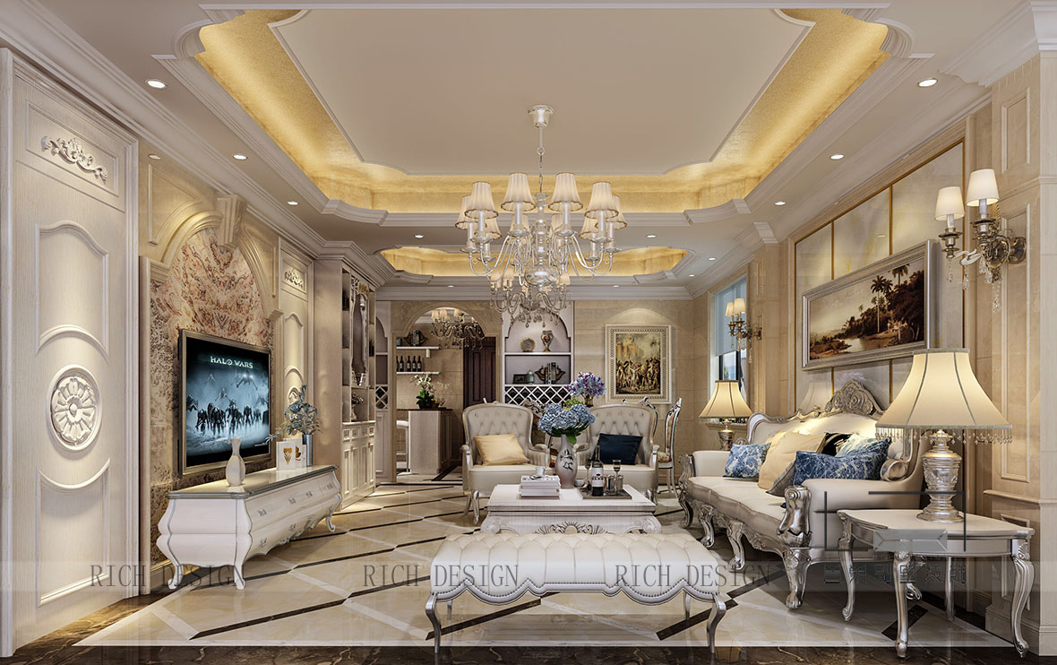 歐式簡約風效果圖