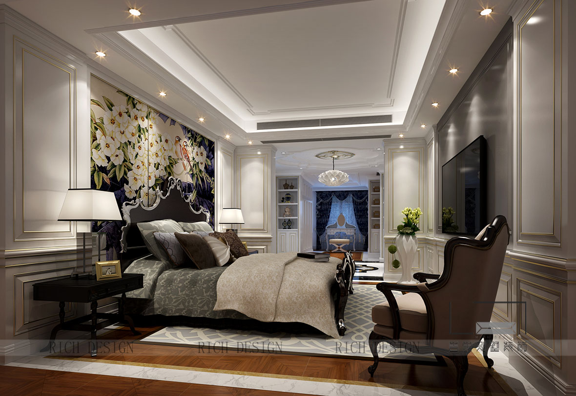 別墅裝修臥室效果圖