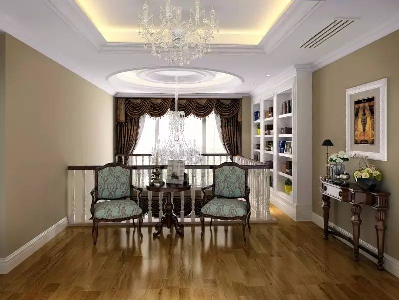 別墅歐式休閑區(qū)裝飾效果圖