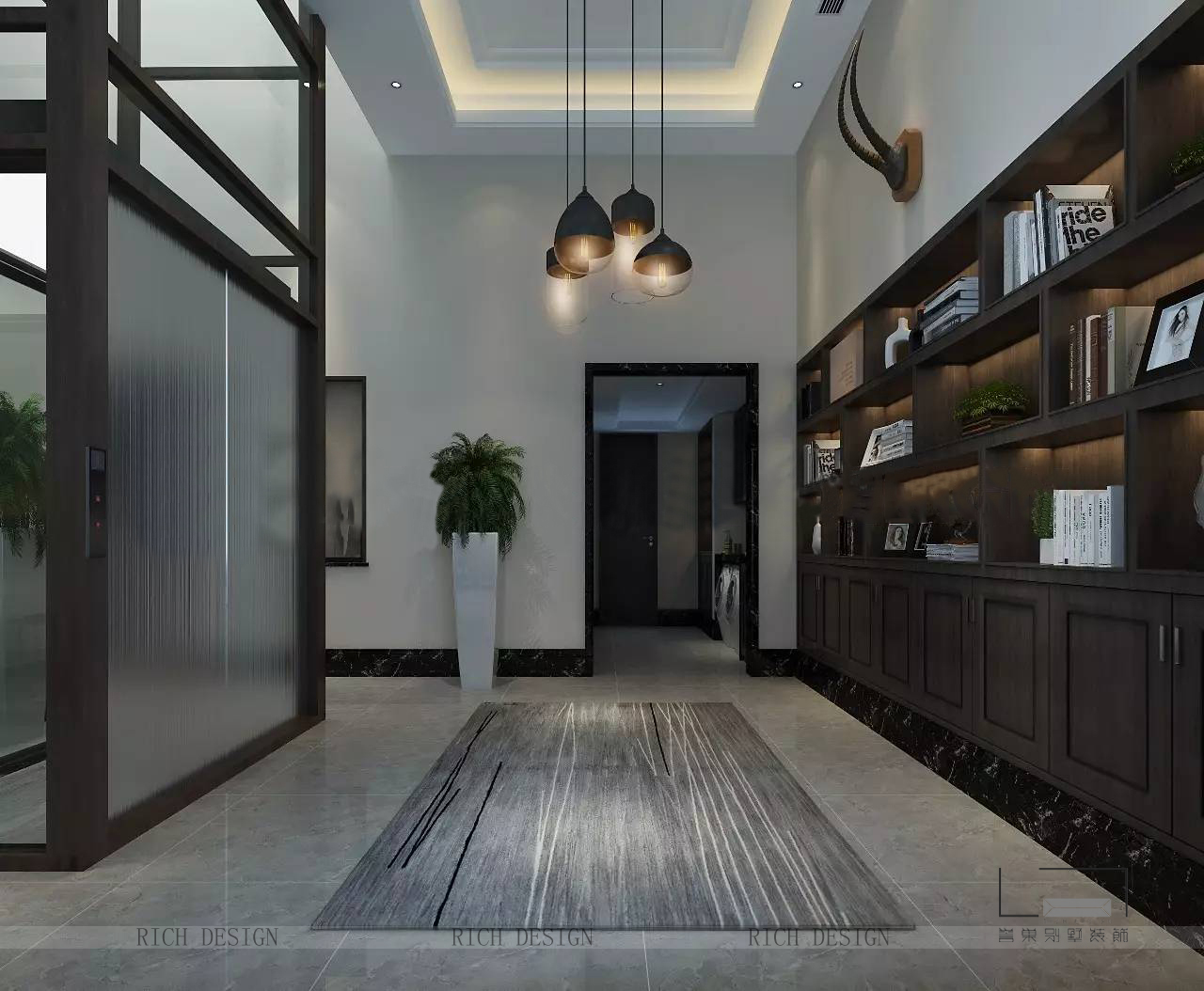 簡約玄關(guān)效果圖