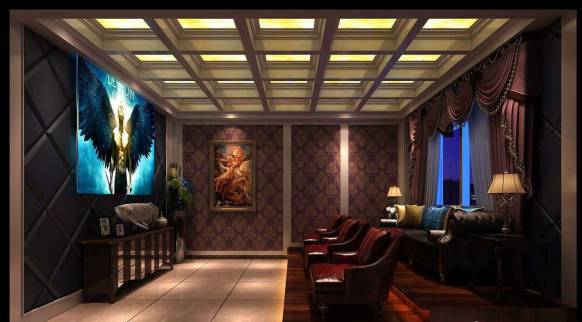 別墅裝飾家庭影院效果圖