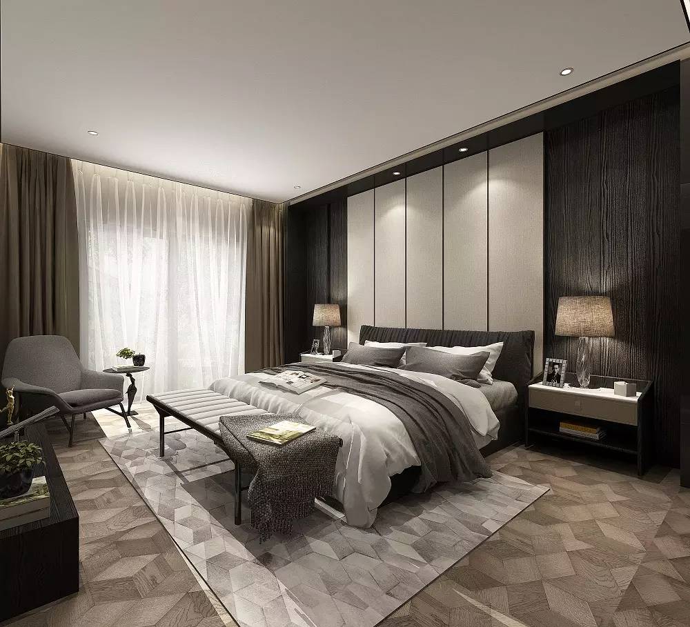 別墅裝飾臥室效果圖