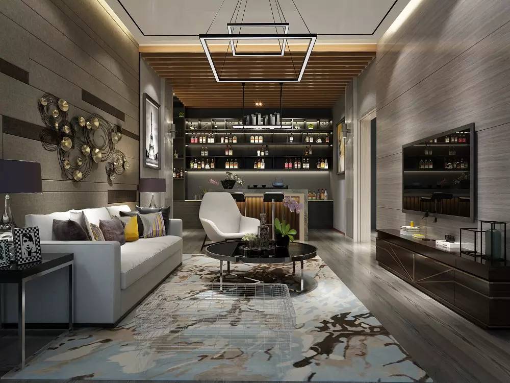 別墅裝飾地下室效果圖