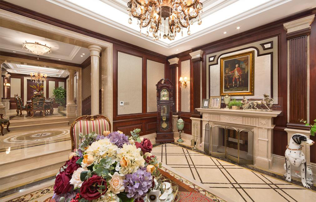 別墅裝飾客廳效果圖