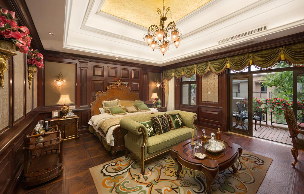 別墅裝飾臥室效果圖