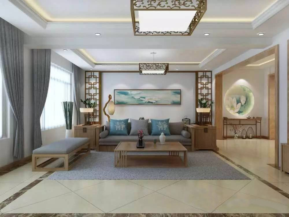 現(xiàn)代中式禪意空間，意境幽雅靜美自然