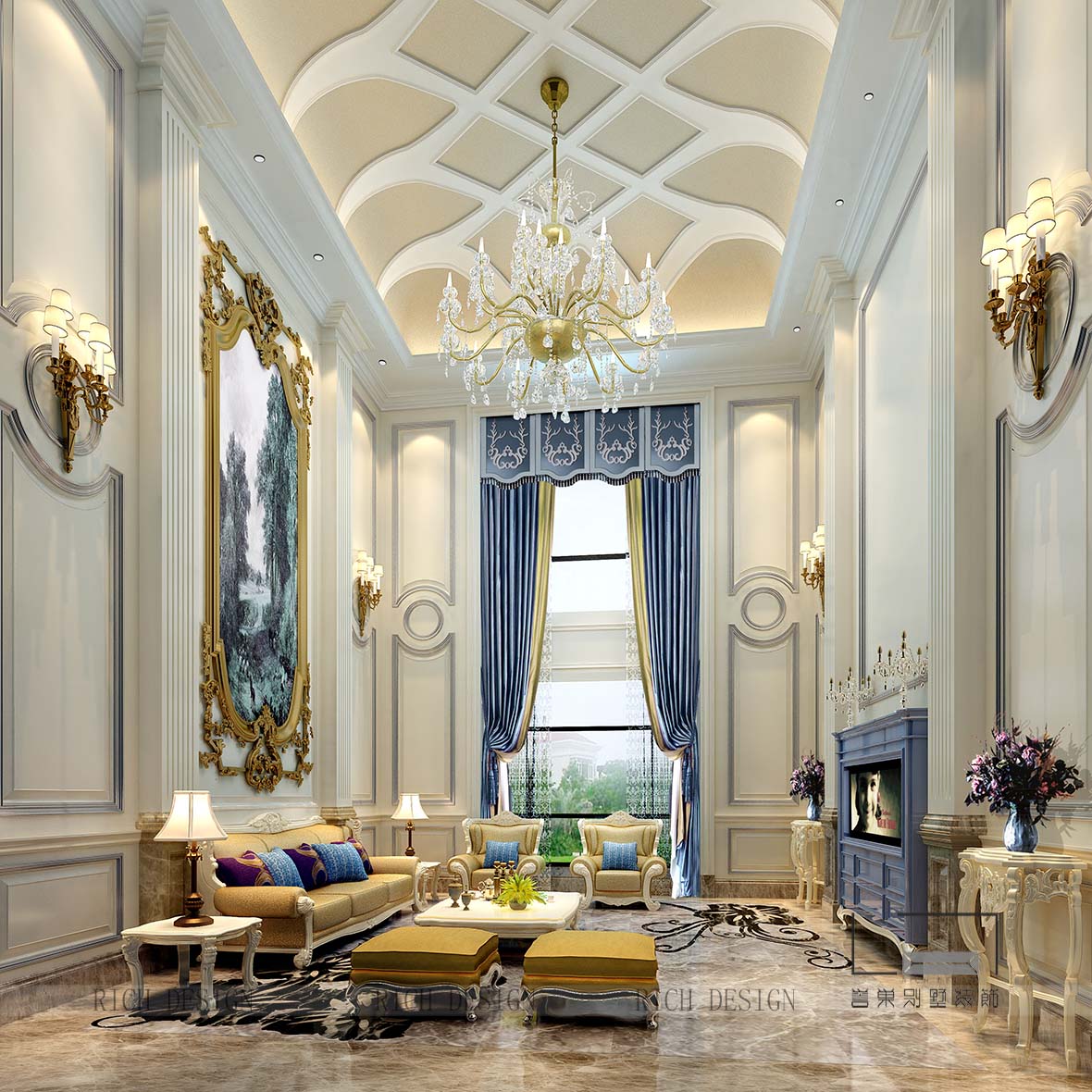 《人間至味是清歡》中翟至味家別墅裝修設(shè)計奢華，歐式城堡