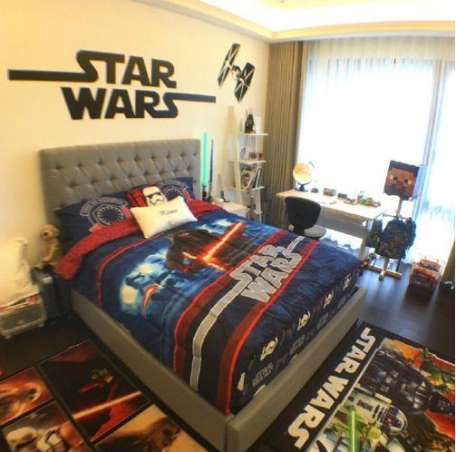 星二代兒童房都長啥樣，胡可安吉實用，林志穎kimi臥室酷炫