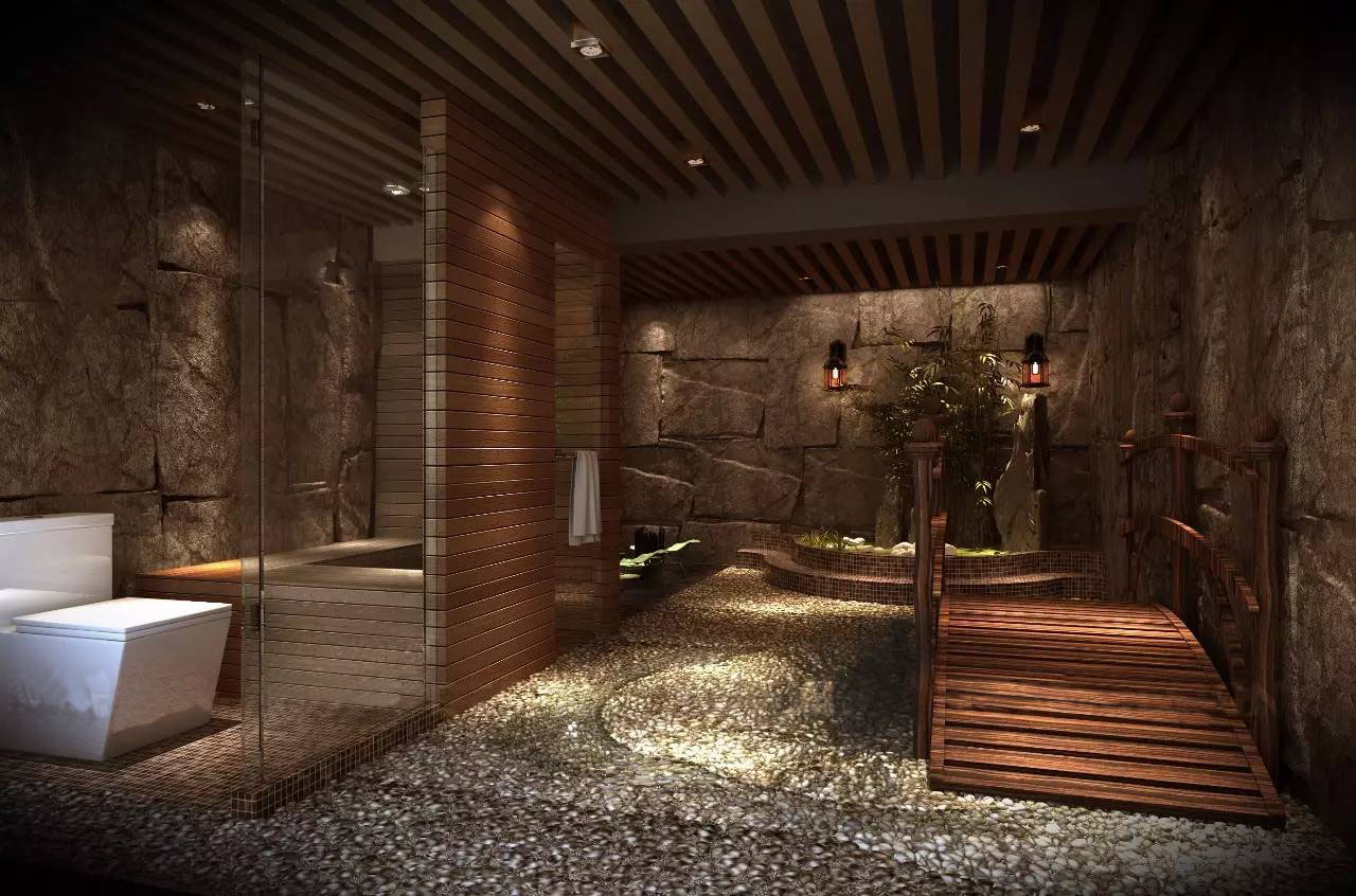 別墅裝修設(shè)計衛(wèi)生間效果圖