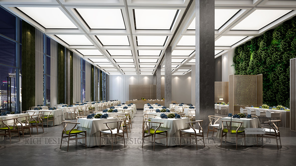 現(xiàn)代全日餐裝飾設(shè)計效果圖