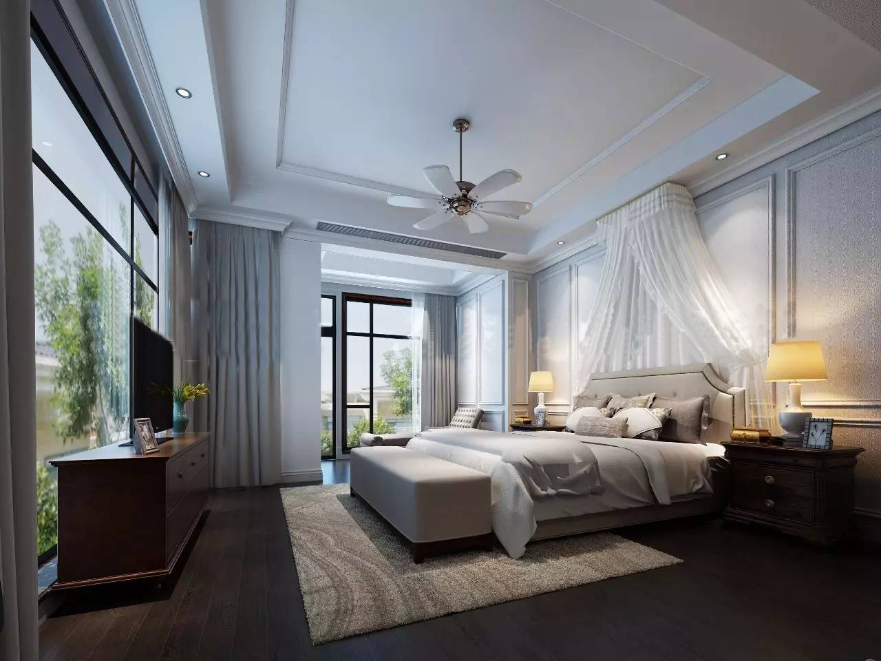 別墅裝修設計臥室效果圖