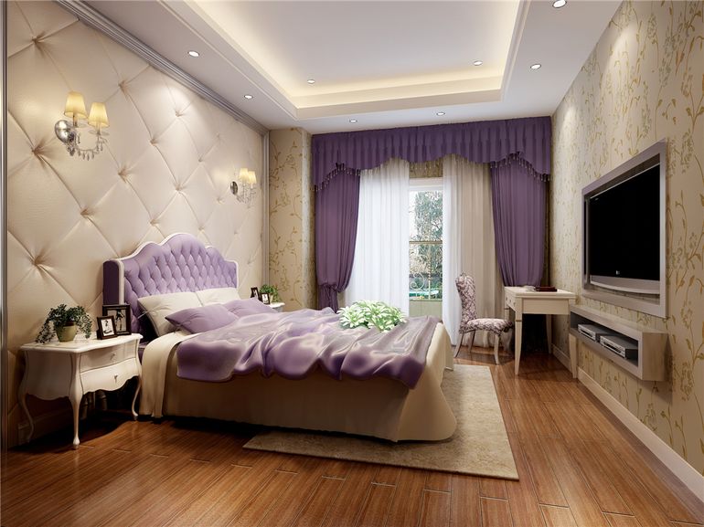 別墅現(xiàn)代臥室裝修效果圖