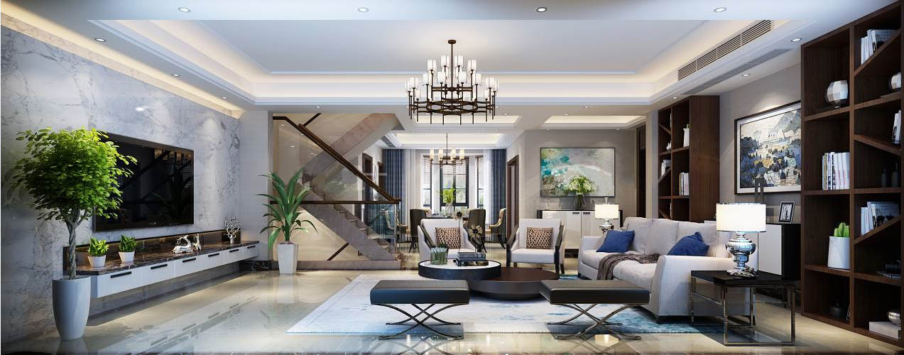 別墅裝修設(shè)計(jì)客廳