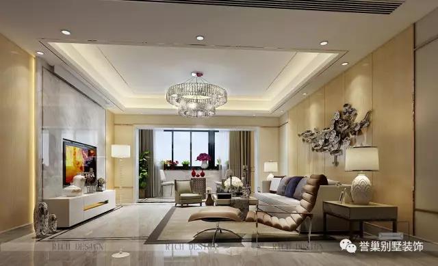 中洲中央公園客廳裝修設(shè)計(jì)效果圖