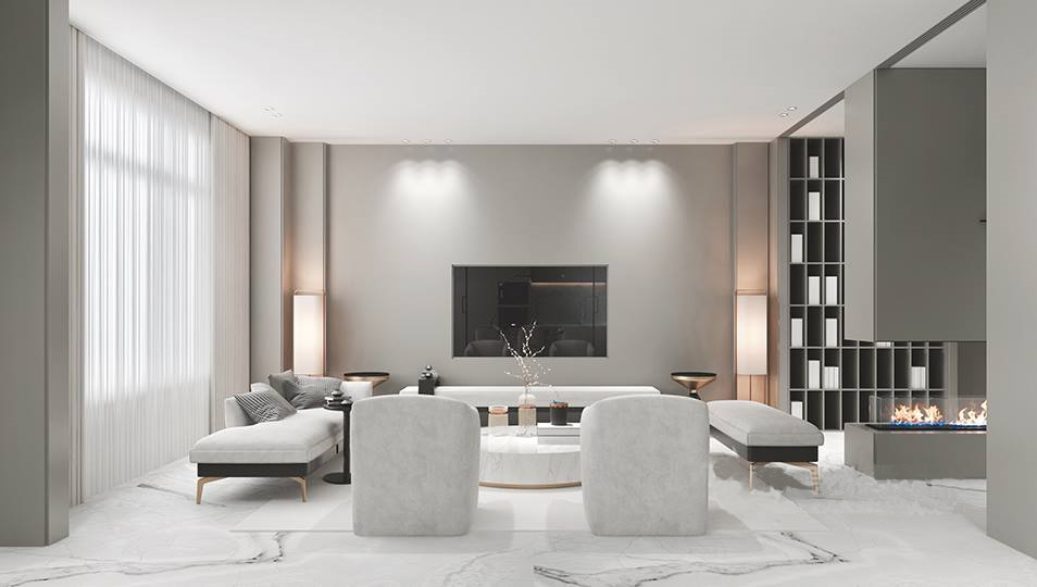 別墅裝修設(shè)計(jì)客廳