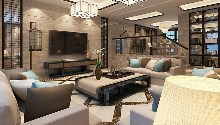 別墅客廳裝飾設(shè)計(jì)效果圖