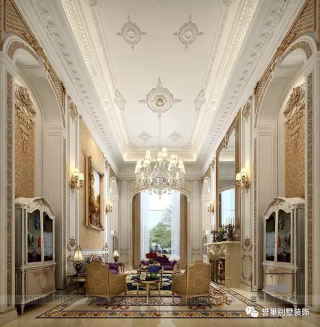 東逸灣別墅客廳裝修設計效果圖