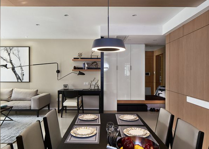 別墅中式餐廳裝飾實景圖