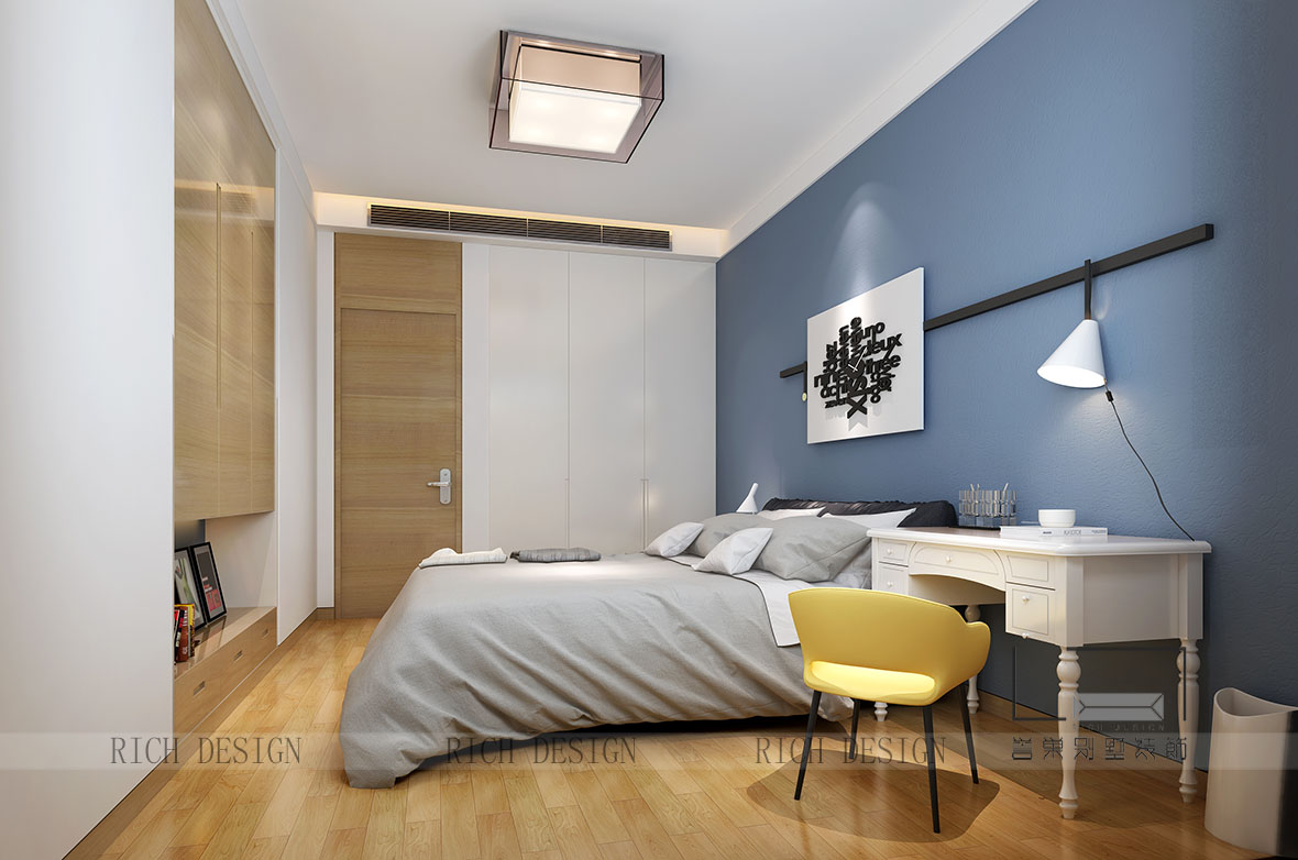 現(xiàn)代別墅臥室裝修效果圖