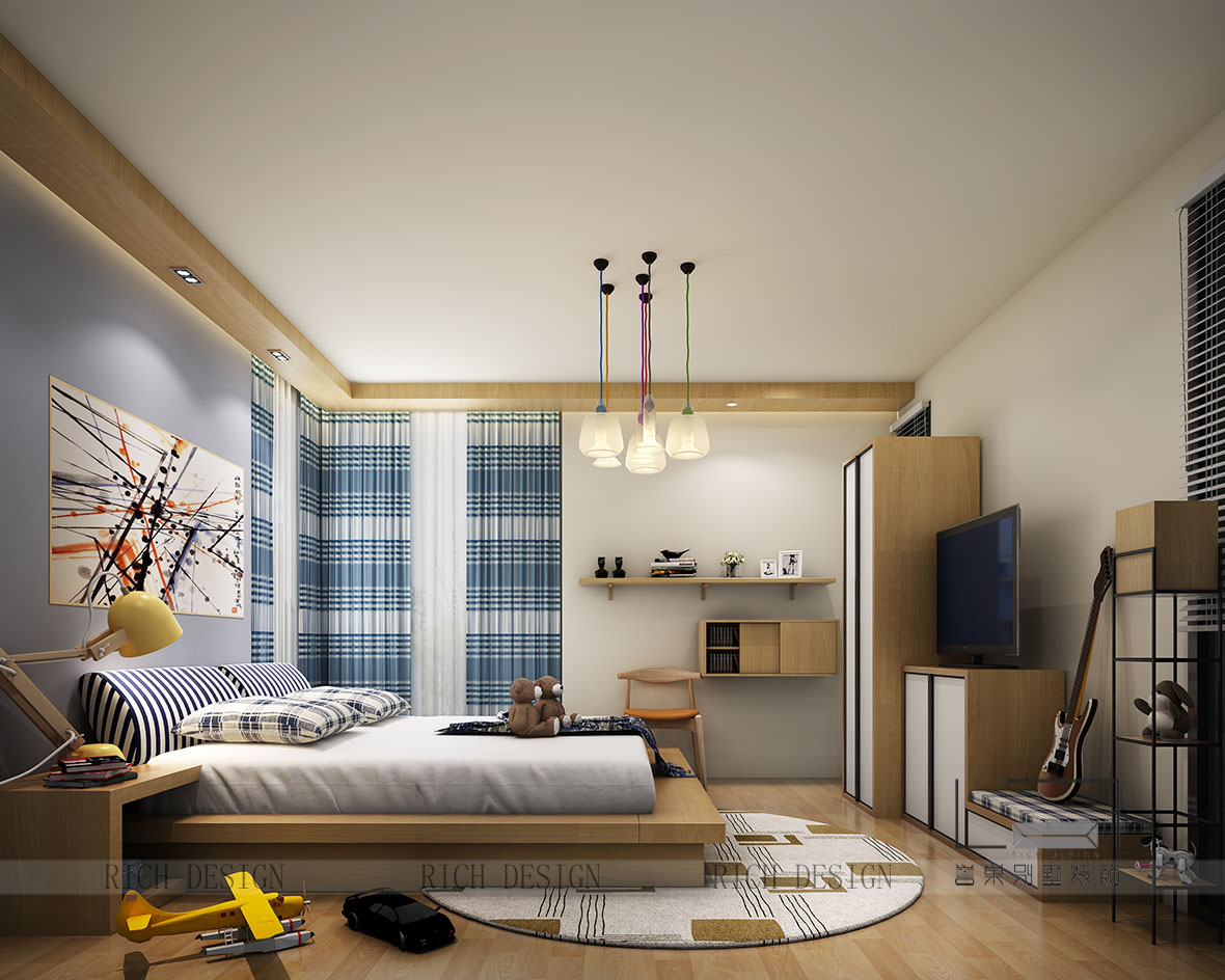 現(xiàn)代別墅兒童房裝修效果圖