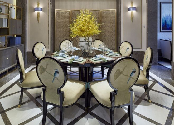 現代軟裝餐廳設計效果圖