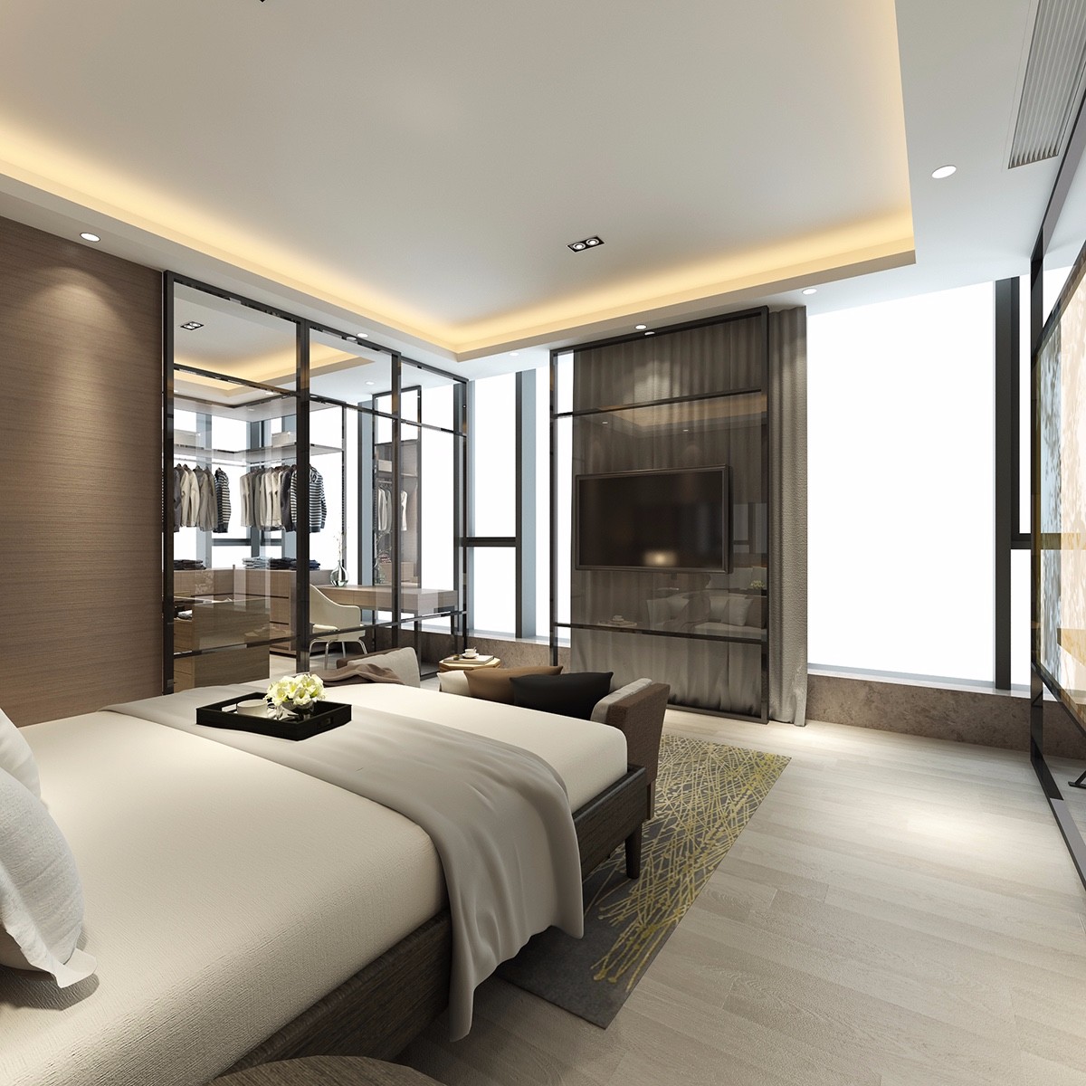 現(xiàn)代臥室裝飾設(shè)計(jì)效果圖