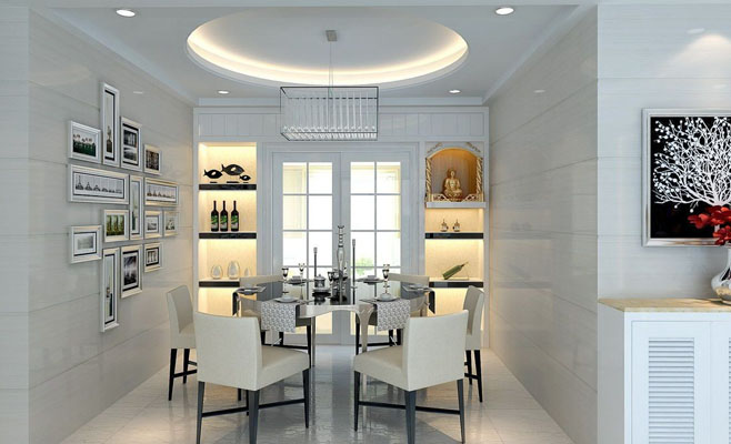 現(xiàn)代別墅餐廳裝修設(shè)計(jì)效果圖