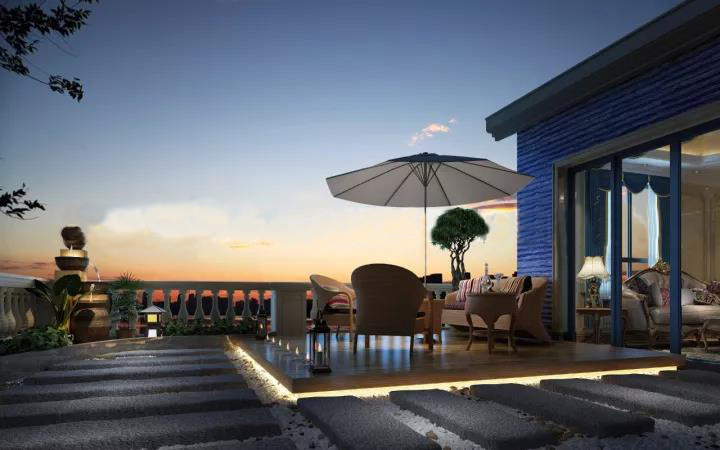 中式別墅裝修陽(yáng)臺(tái)