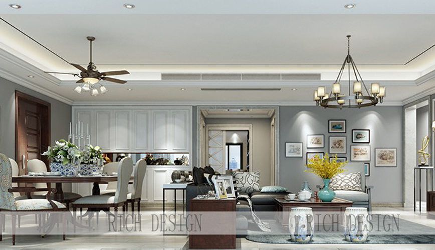 美式別墅裝修設(shè)計(jì)效果圖