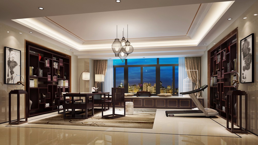 萬(wàn)科金域華府別墅裝修效果圖