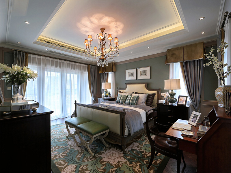 別墅臥室裝飾實(shí)景圖