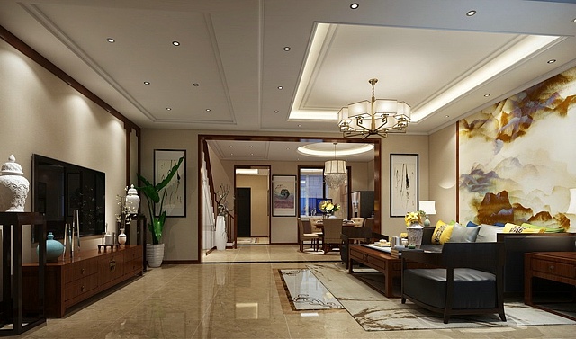 現(xiàn)代別墅裝潢效果圖