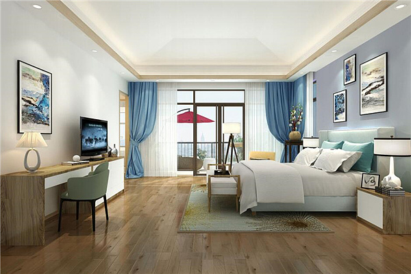 現(xiàn)代別墅臥室裝潢效果圖