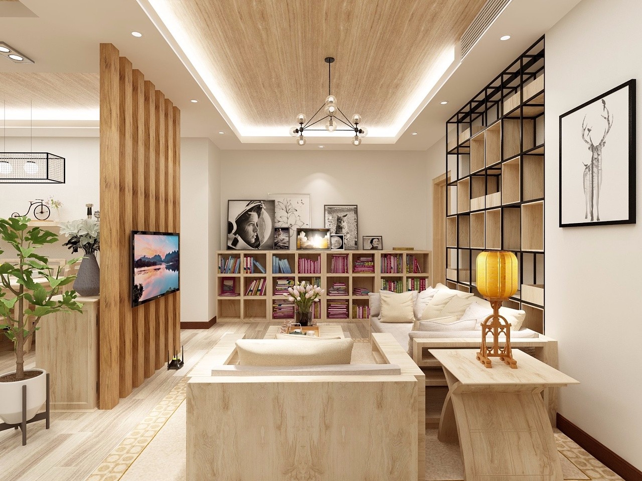 現(xiàn)代客廳裝飾效果圖