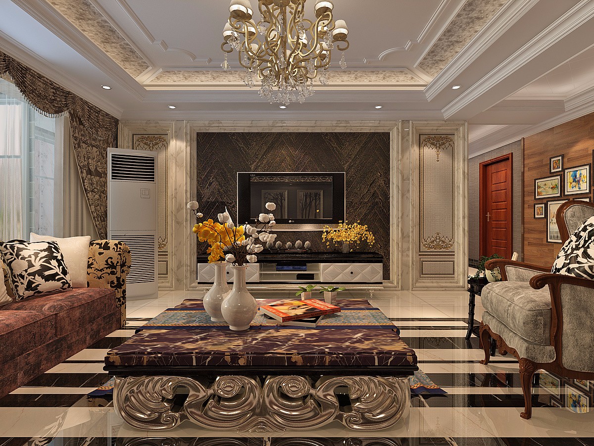 現(xiàn)代客廳裝飾效果圖