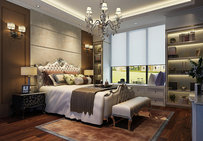 歐式臥室裝潢效果圖