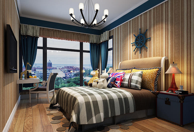 歐式兒童房裝飾效果圖