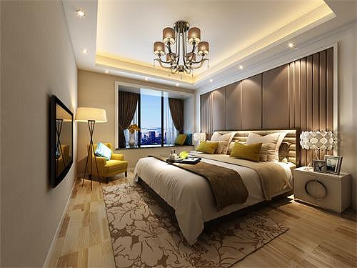 現(xiàn)代別墅臥室裝飾效果圖
