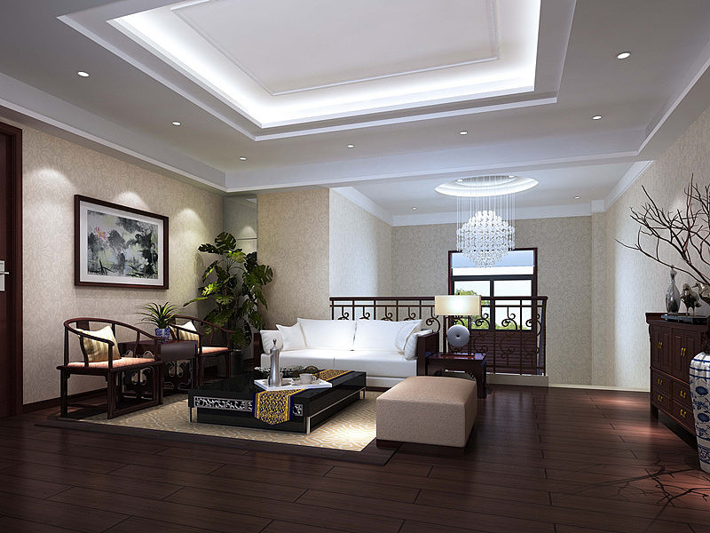 別墅二樓客廳裝潢效果圖