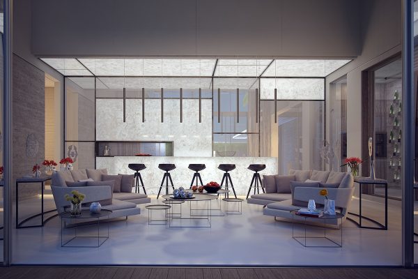 別墅客廳裝潢效果圖