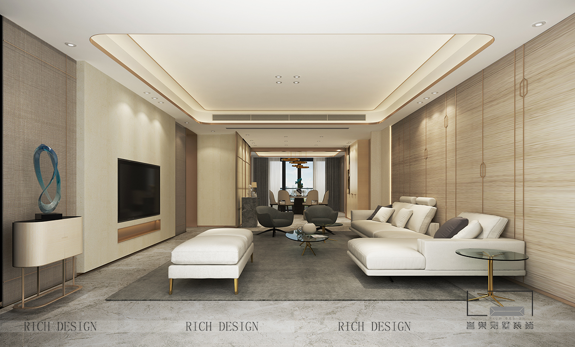 現(xiàn)代別墅客廳裝飾效果圖