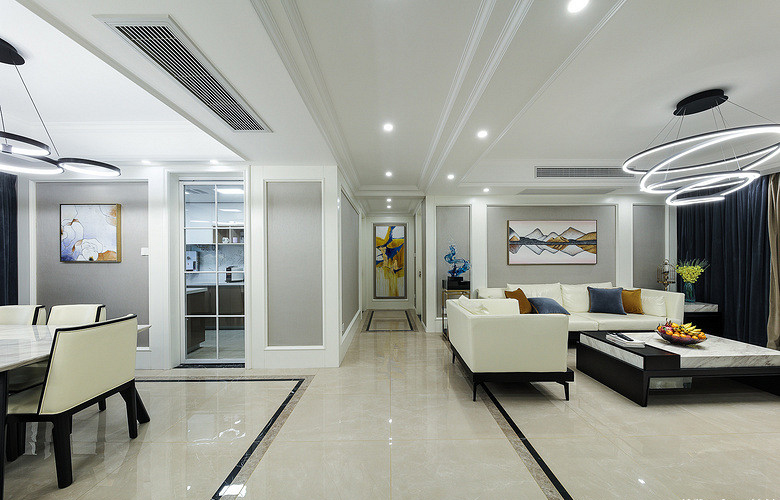 別墅現(xiàn)代玄關(guān)裝飾效果圖